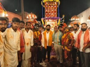 మైలార్దేవుపల్లిలో బోనాల సంబరాలు.. తొట్టెల ఊరేగింపులో పాల్గొన్న తోకల శ్రీనివాస్ రెడ్డి