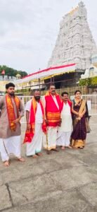 తిరుమలలో శ్రీ వేంకటేశ్వర స్వామిని దర్శించుకున్న ఎమ్మెల్యే ప్రకాష్ గౌడ్