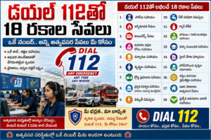 డయల్ 112తో ఒకే నంబర్‌లో 18 అత్యవసర సేవలు – ప్రజలకు వేగవంతమైన భద్రత