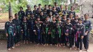 జీకేఎస్‌కే మార్షల్ ఆర్ట్స్ అకాడమీలో వైభవంగా తైక్వాండో, కర్రసాము బెల్ట్ ప్రమోషన్ పరీక్షలు