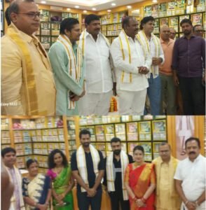 Rangareddy: అంగరంగ వైభవంగ నూతన రామరాజ్ కాటన్ షోరూమ్‌ ప్రారంభోత్సవం