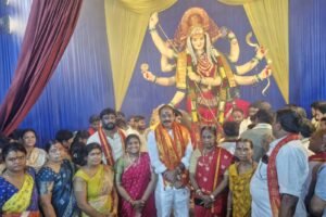 Medchal-Malkajgiri: నవరాత్రి ఉత్సవాల్లో పాల్గొన్న బండి రమేష్