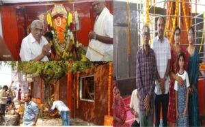 Rangareddy: శ్రీ స్వయంభు వీరాంజనేయ స్వామి దేవాలయంలోని జమ్మిచెట్టుకు ఘనంగా భక్తుల పూజలు