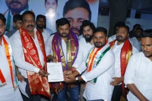 కాటేదాన్ డివిజన్ యూత్ కాంగ్రెస్ అధ్యక్షుడిగా డి. వేణు ముదిరాజ్ నియామకం  యువత సమస్యల పరిష్కారానికి కృషి చేస్తా: డి. వేణు ముదిరాజ్