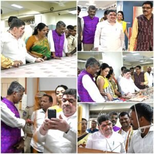 హైదరాబాద్ వీవర్స్ సర్వీస్ సెంటర్‌ను సందర్శించిన మంత్రి పొన్నం ప్రభాకర్ బృందం
